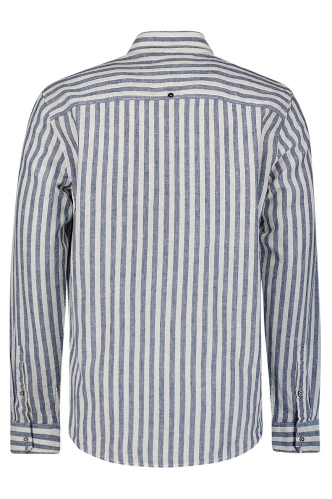 OVERHEMD MET VERTICALE STREPEN 27470224SN 136 INDIGO BLUE